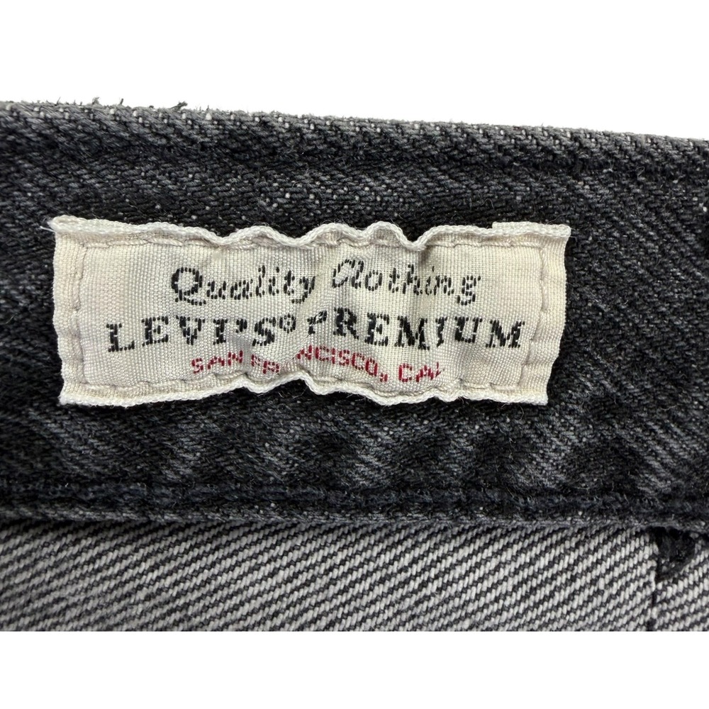 Levi's 501 Joggers Mens W38 L32 Black New With Imperfections Stretch Denim - Picture 9 of 13